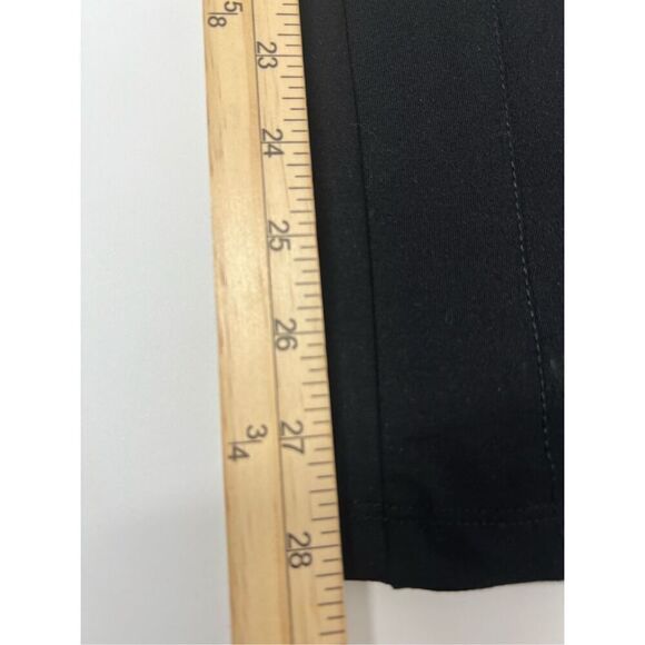 Zara Basic womens pull on high waist black skinny pants button accent Size S - Picture 9 of 11